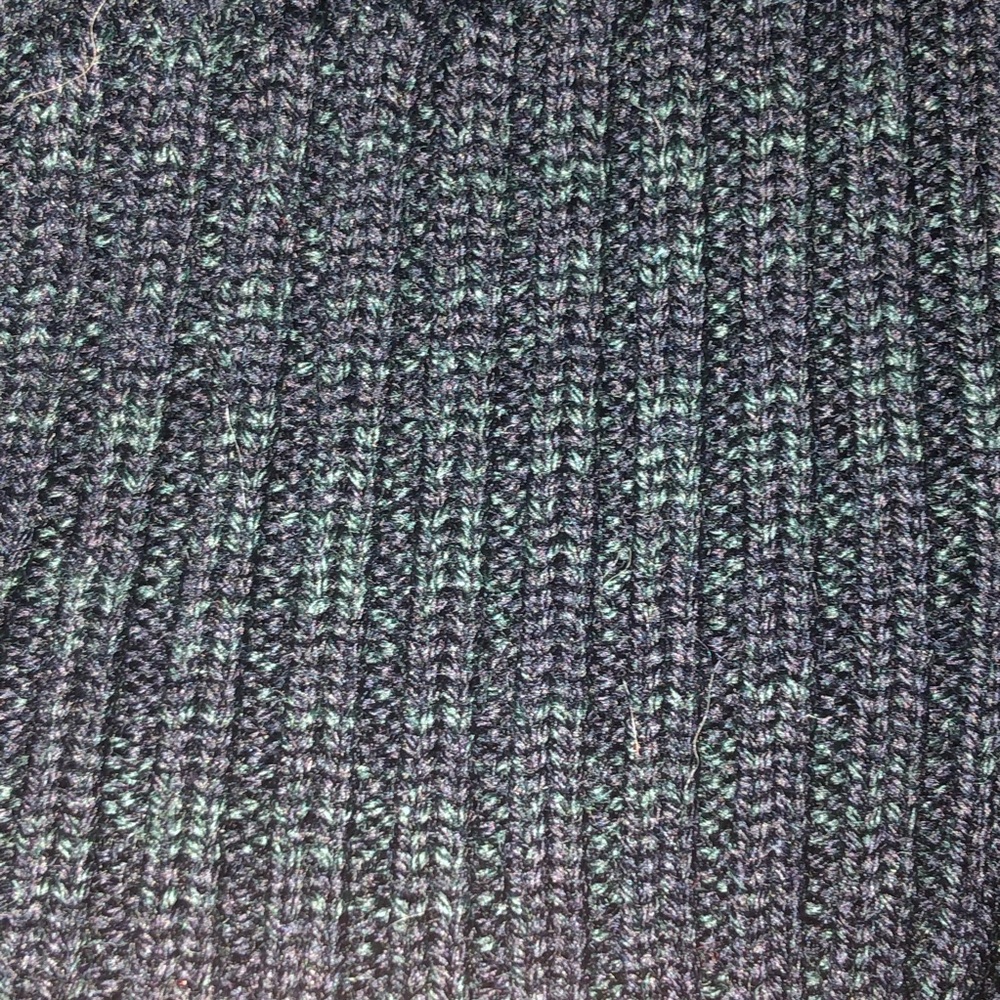 BillTornade Dark Green and Blue Wool Knit Sweater - Picture 5 of 8